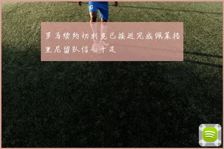 罗马续约切利克已接近完成佩莱格里尼留队信心十足